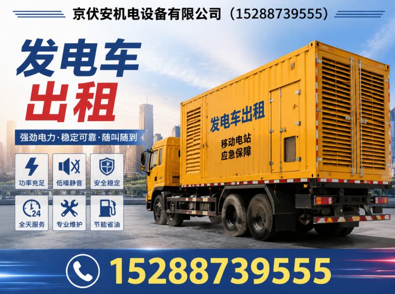 咸阳发电机出租展示图